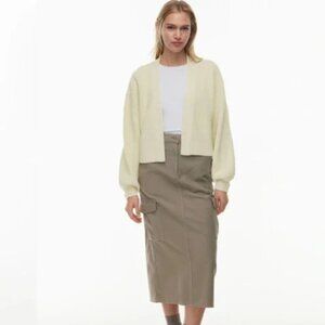 Aritzia Wilfred Unwind Merino Wool Waist Cardigan size XL